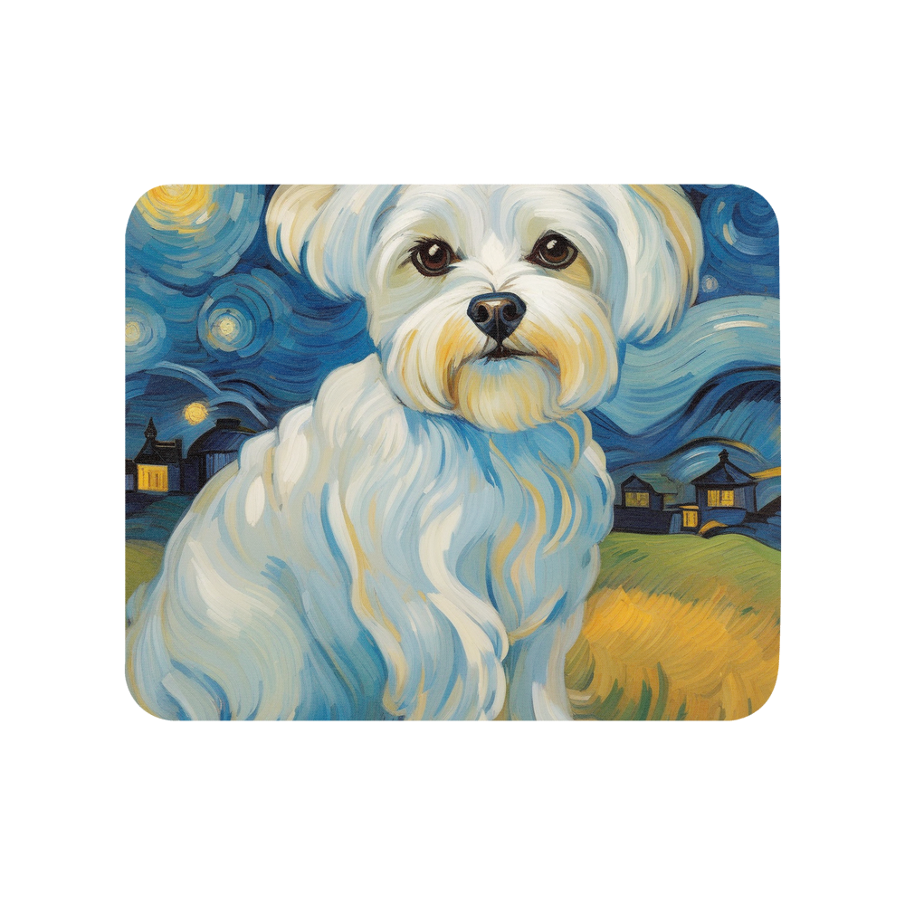 PugMug Custom Maltese Dog Mouse Pad