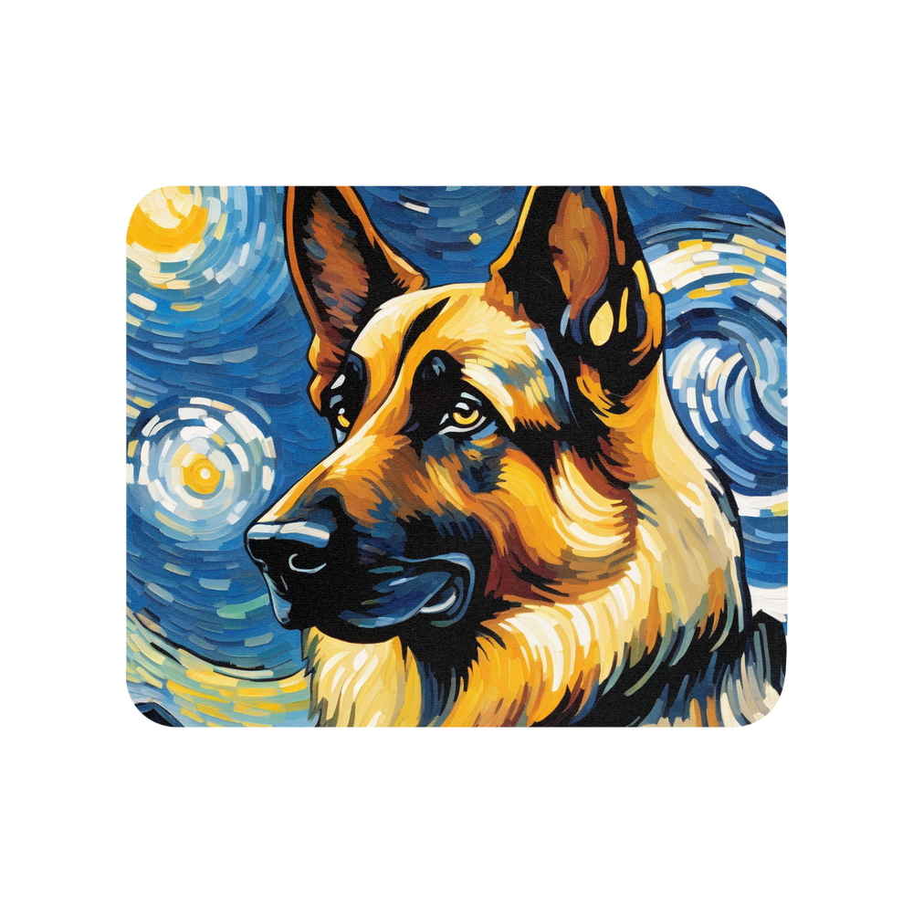PugMug Custom German Shepherd Dog Mouse Pad
