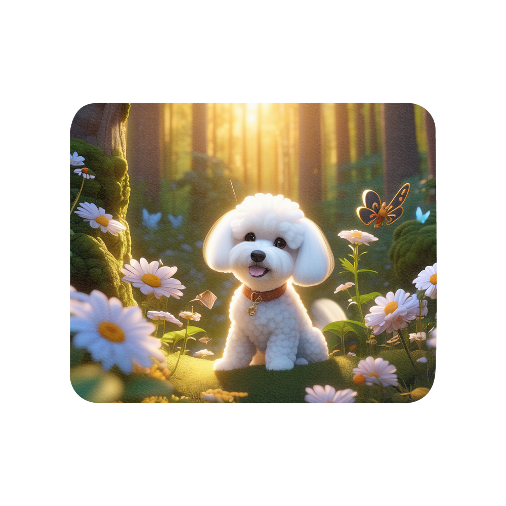 PugMug Custom Bichons Frise Mouse Pad