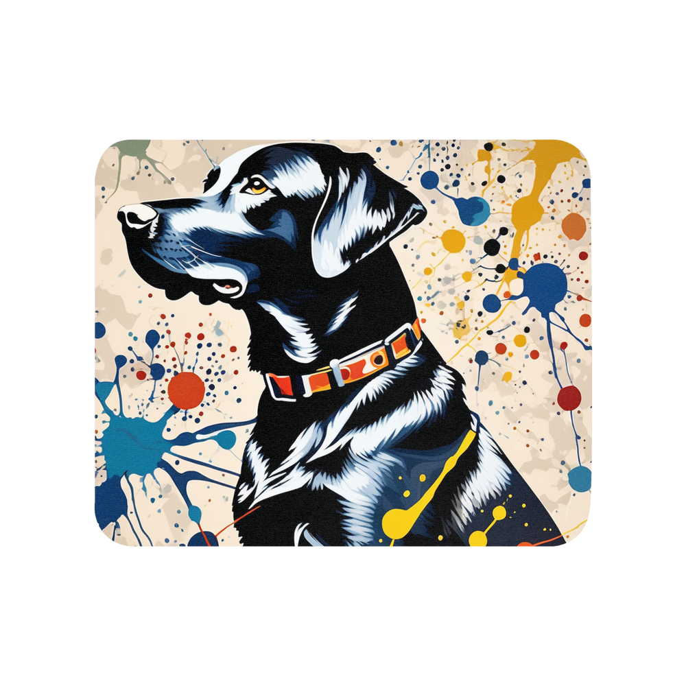 PugMug Custom Black Labrador Retriever Mouse Pad