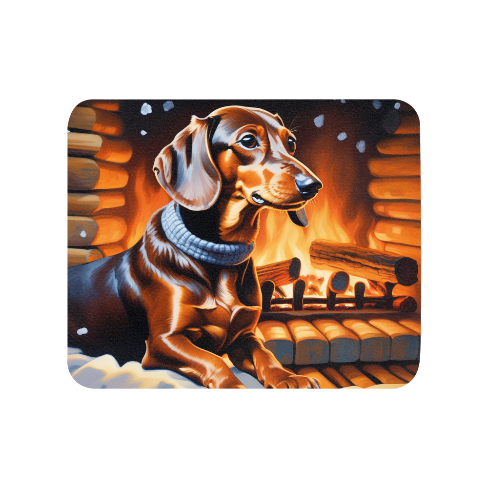 PugMug Custom Tan Dachshund Mouse Pad