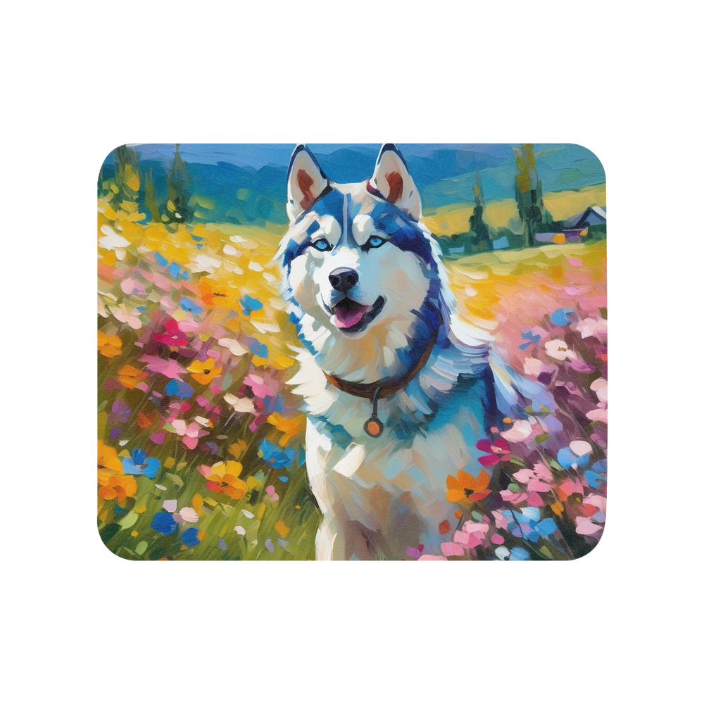 PugMug Custom Siberian Husky Mouse Pad
