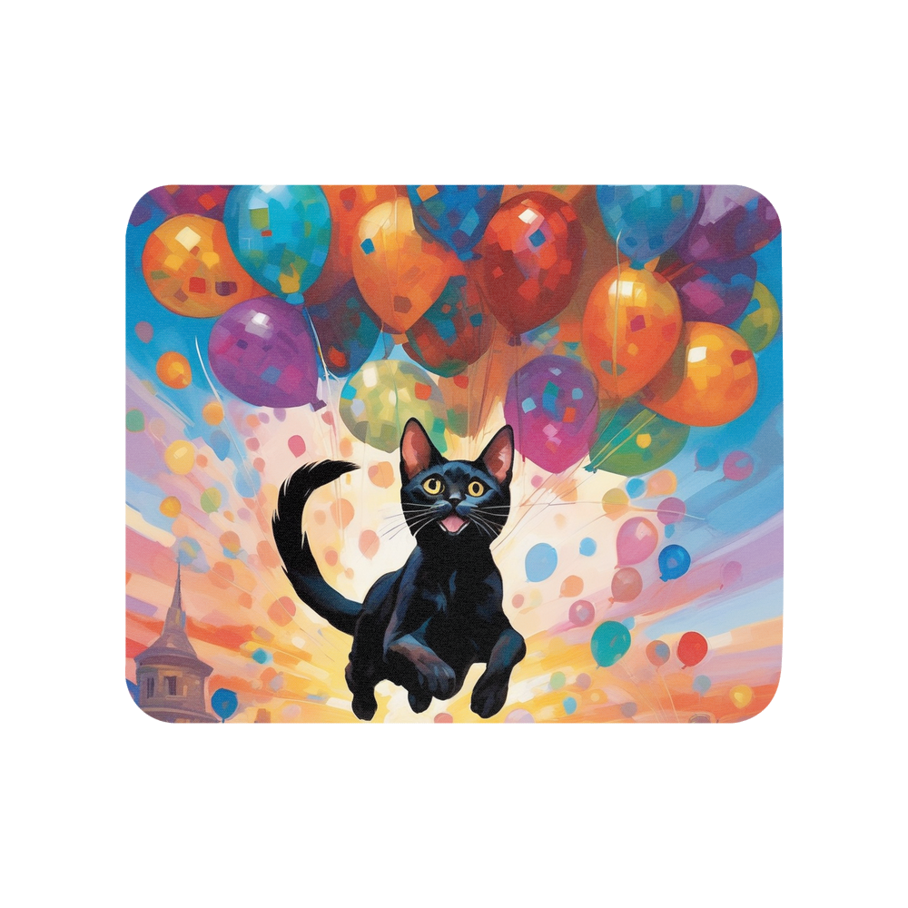 PugMug Custom Black Abyssinian Cat Mouse Pad