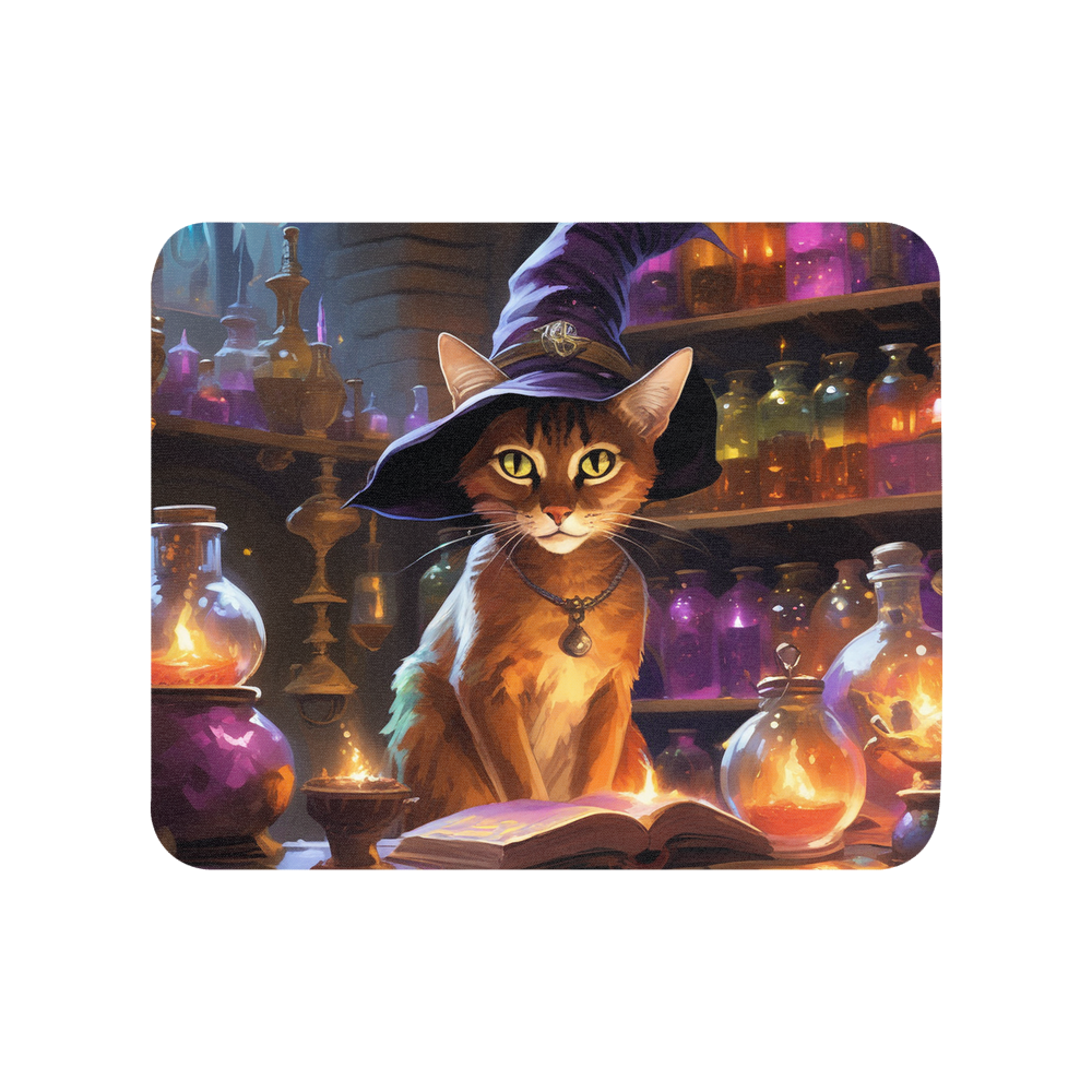 PugMug Custom Tabby Abyssinian Cat Mouse Pad