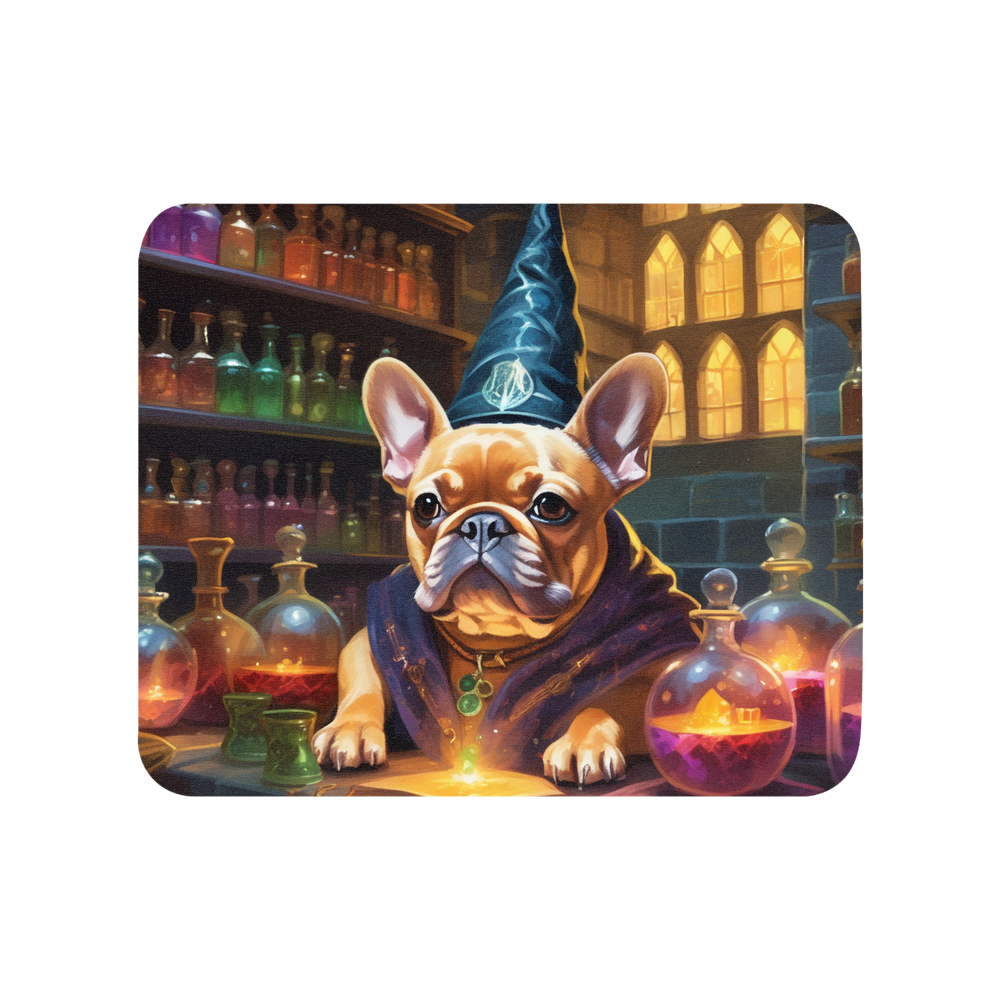 PugMug Custom Tan French Bulldog Mouse Pad