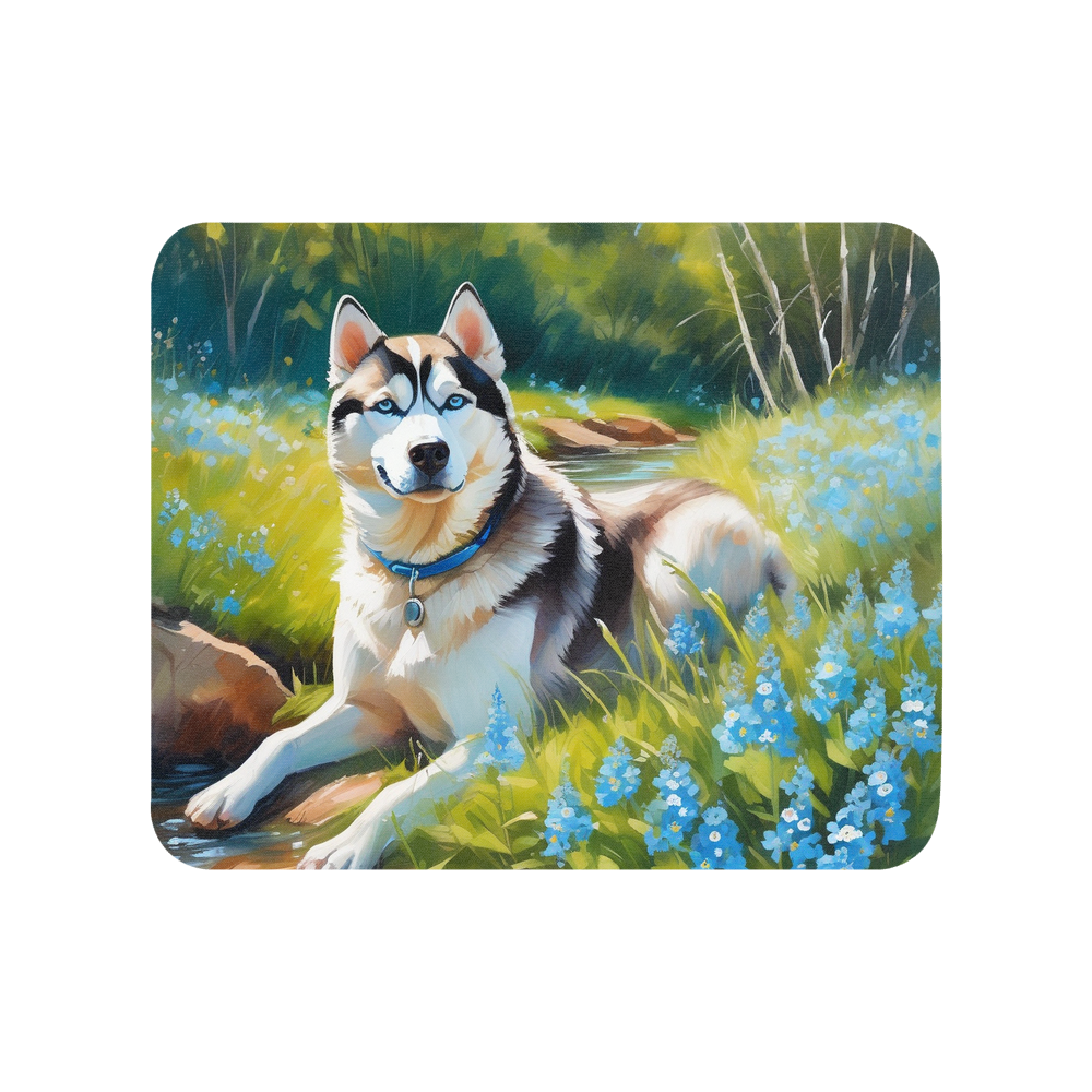 PugMug Custom Siberian Husky Mouse Pad