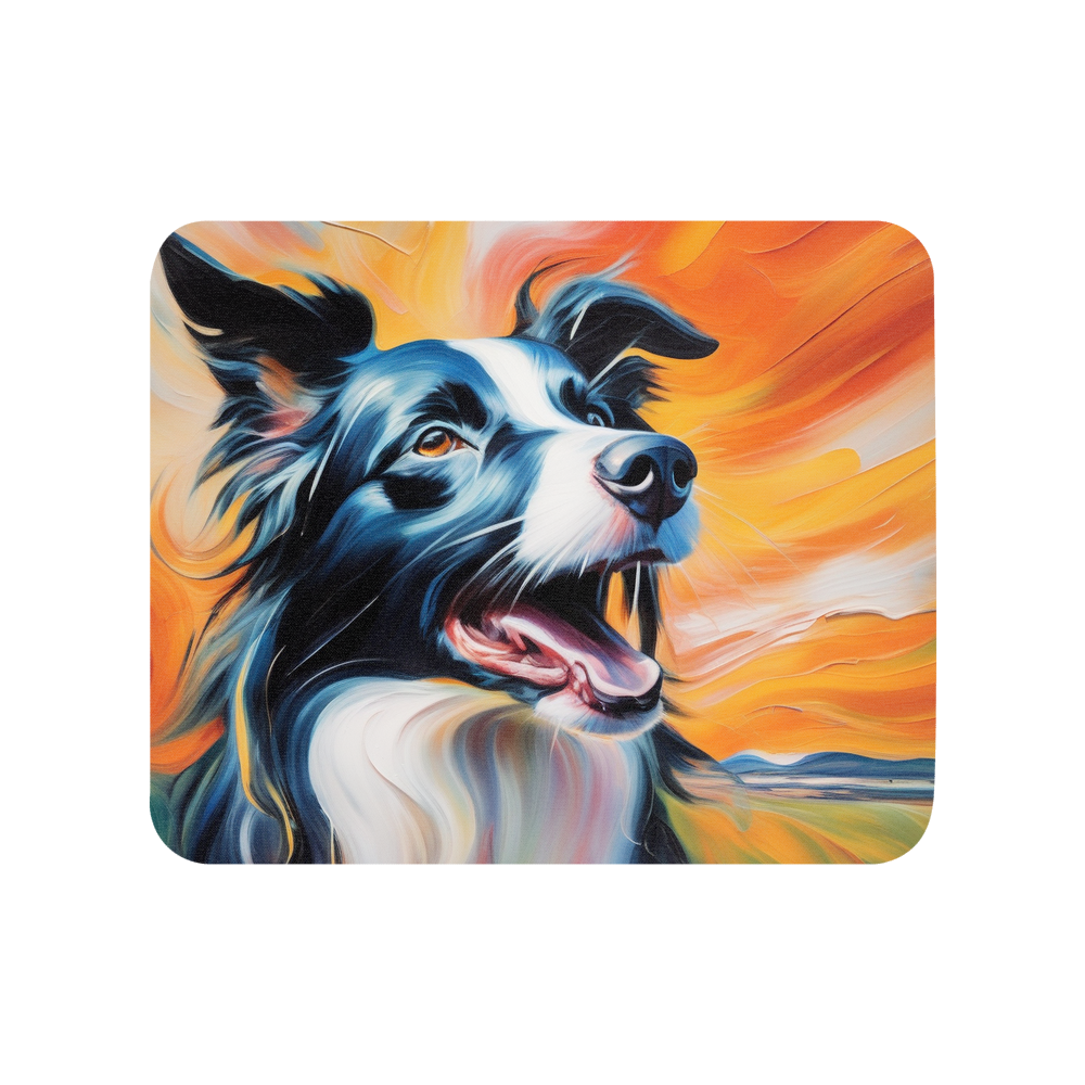 PugMug Custom Border Collie Mouse Pad