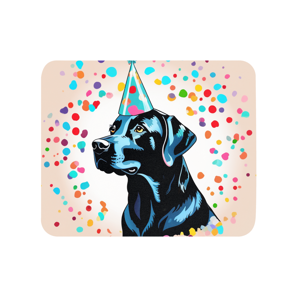 PugMug Custom Black Labrador Retriever Mouse Pad