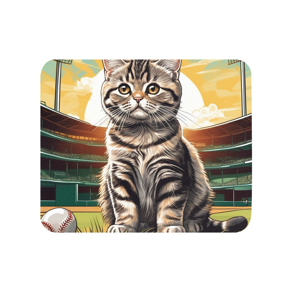 PugMug Custom Tabby Scottish Fold Cat Mouse Pad