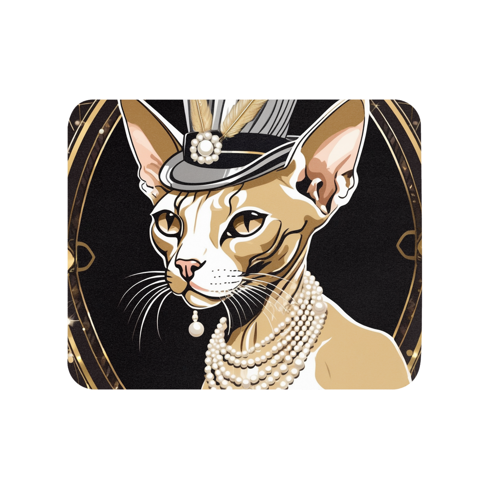 PugMug Custom Tabby Sphynx Cat Mouse Pad