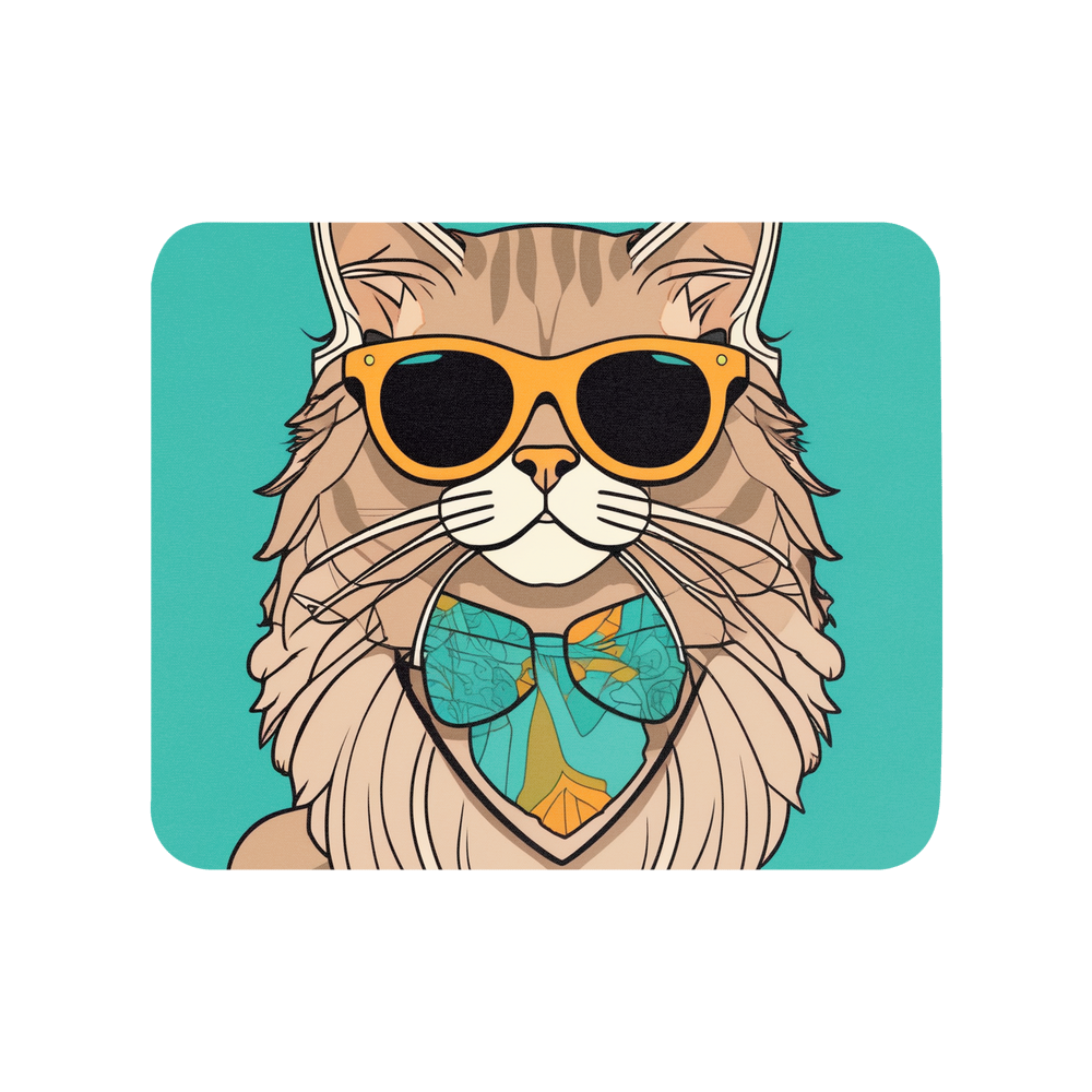 PugMug Custom Tabby Persian Cat Mouse Pad