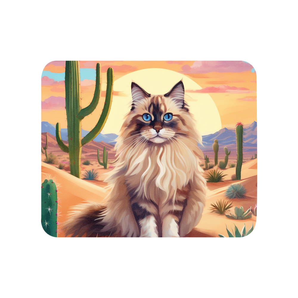 PugMug Custom Tabby Ragdoll Cat Mouse Pad