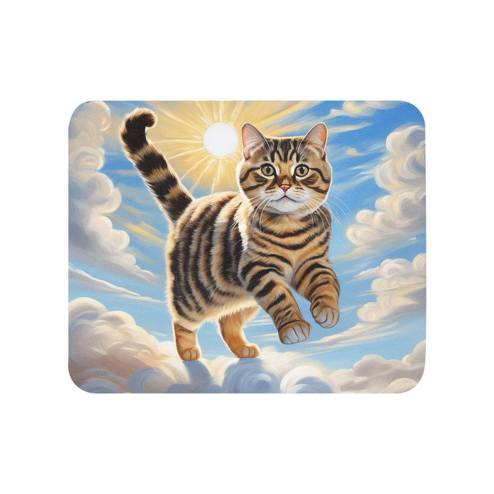 PugMug Custom Tabby Scottish Fold Cat Mouse Pad