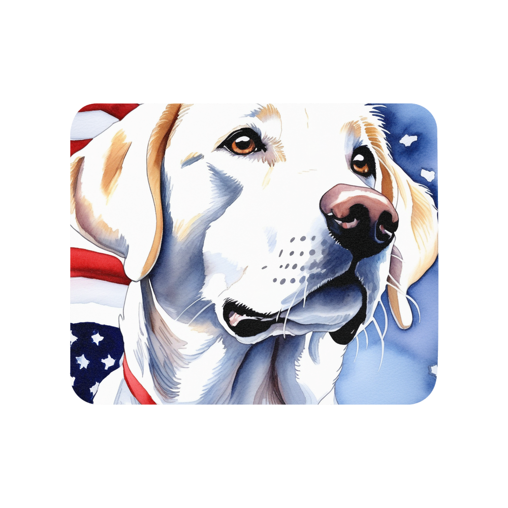 PugMug Custom White Labrador Retriever Mouse Pad