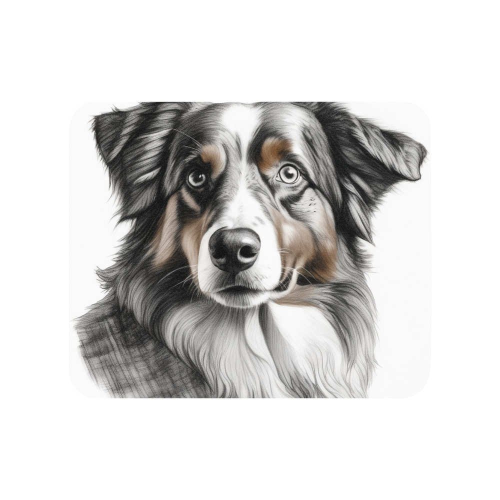 PugMug Custom Australian Shepherd Dog Mouse Pad