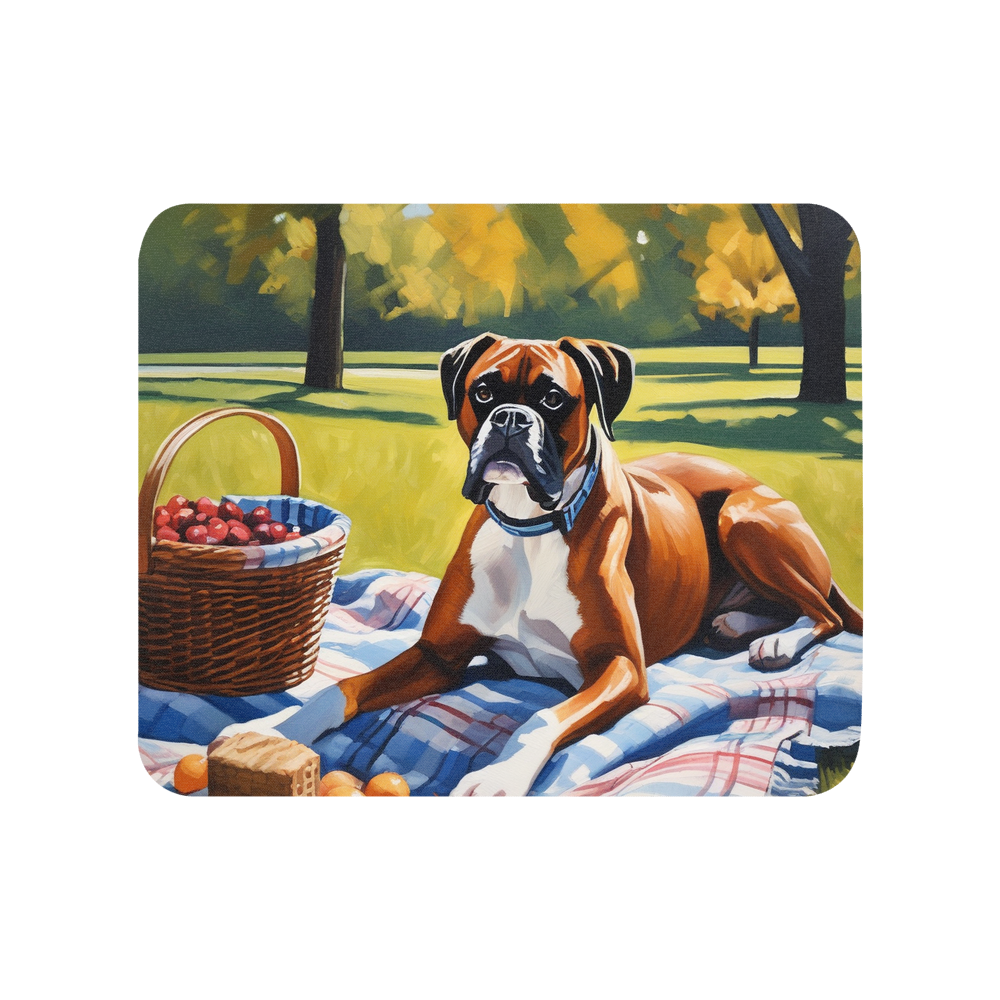 PugMug Custom Boxer Dog Mouse Pad