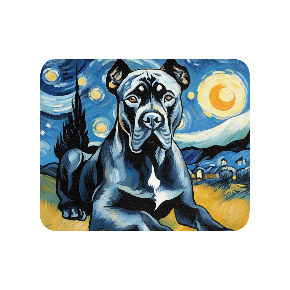 PugMug Custom Cane Corso Mouse Pad