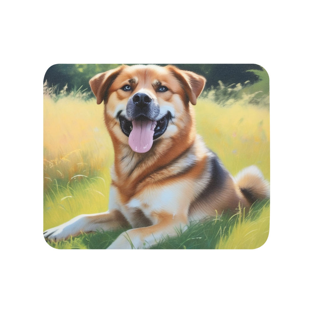 PugMug Custom Blue Mouse Pad