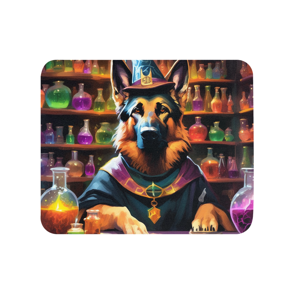 PugMug Custom German Shepherd Dog Mouse Pad