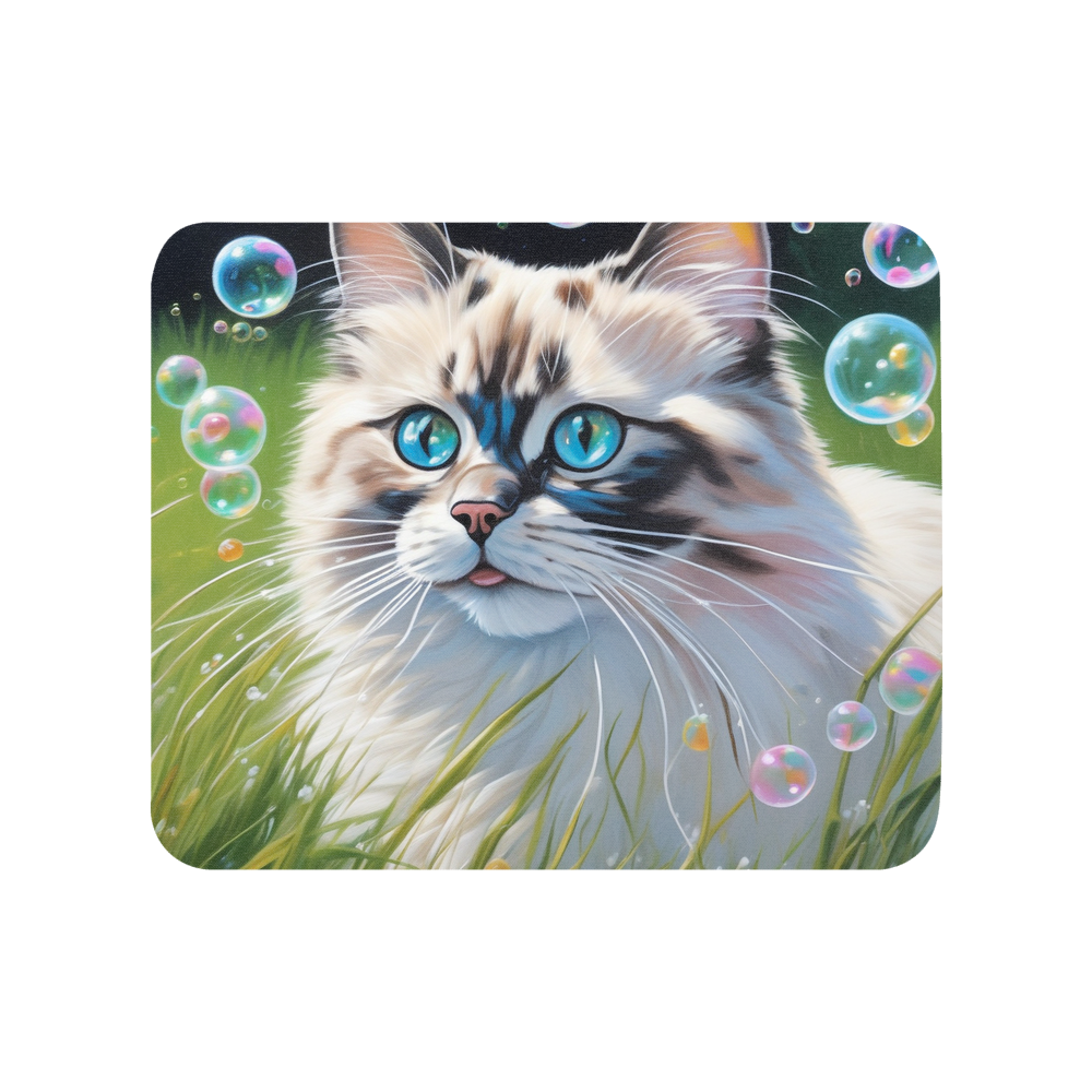 PugMug Custom Tabby Ragdoll Cat Mouse Pad