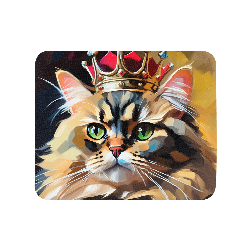 PugMug Custom Tabby Persian Cat Mouse Pad