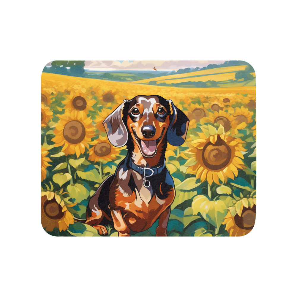 PugMug Custom Tan Dachshund Mouse Pad