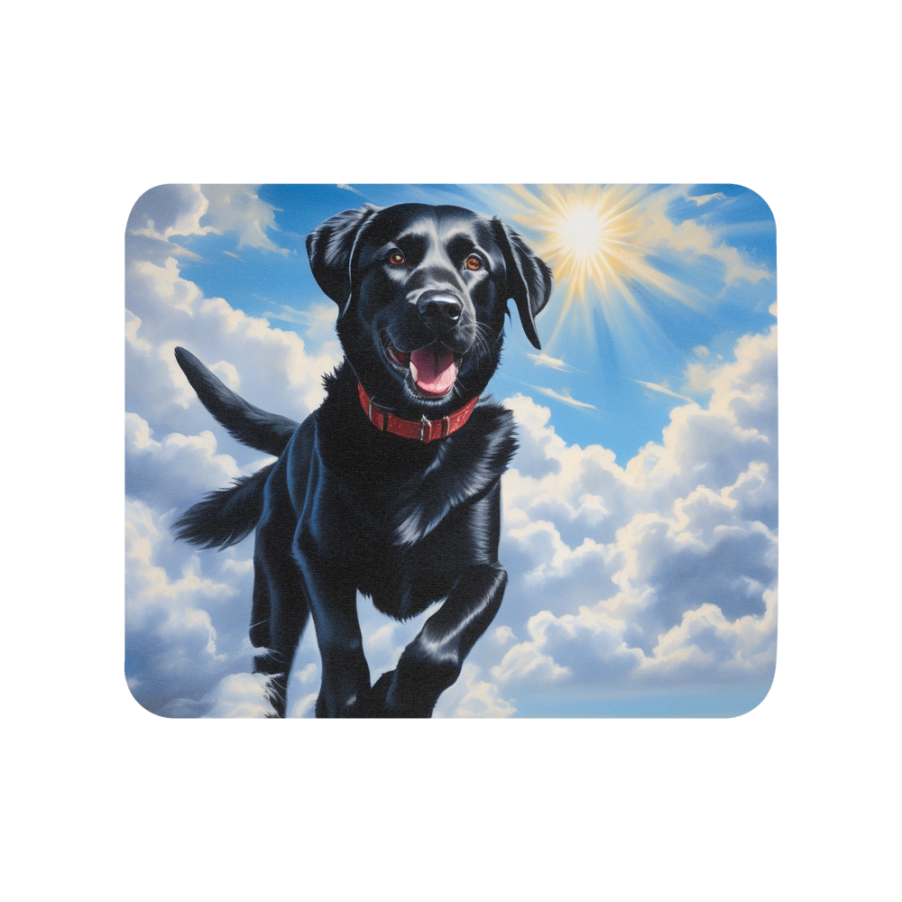 PugMug Custom Black Labrador Retriever Mouse Pad