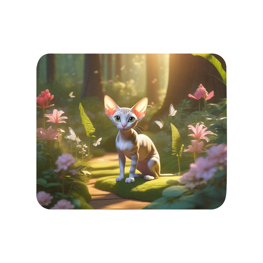 PugMug Custom Tabby Sphynx Cat Mouse Pad