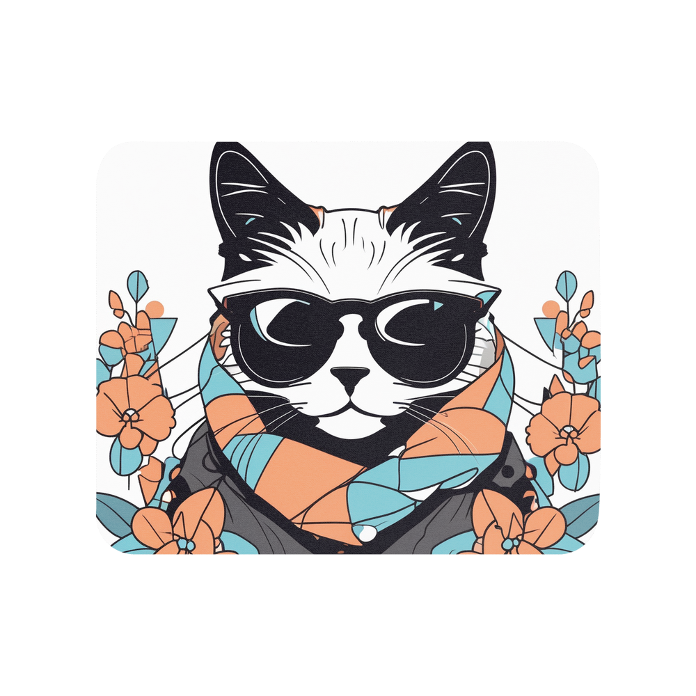 PugMug Custom Black Ragdoll Cat Mouse Pad