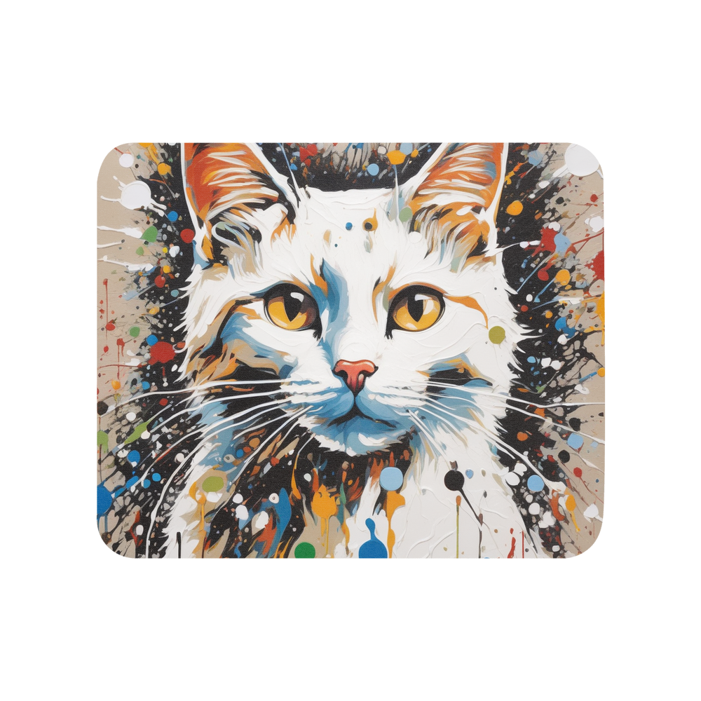 PugMug Custom White Companion Cat Mouse Pad