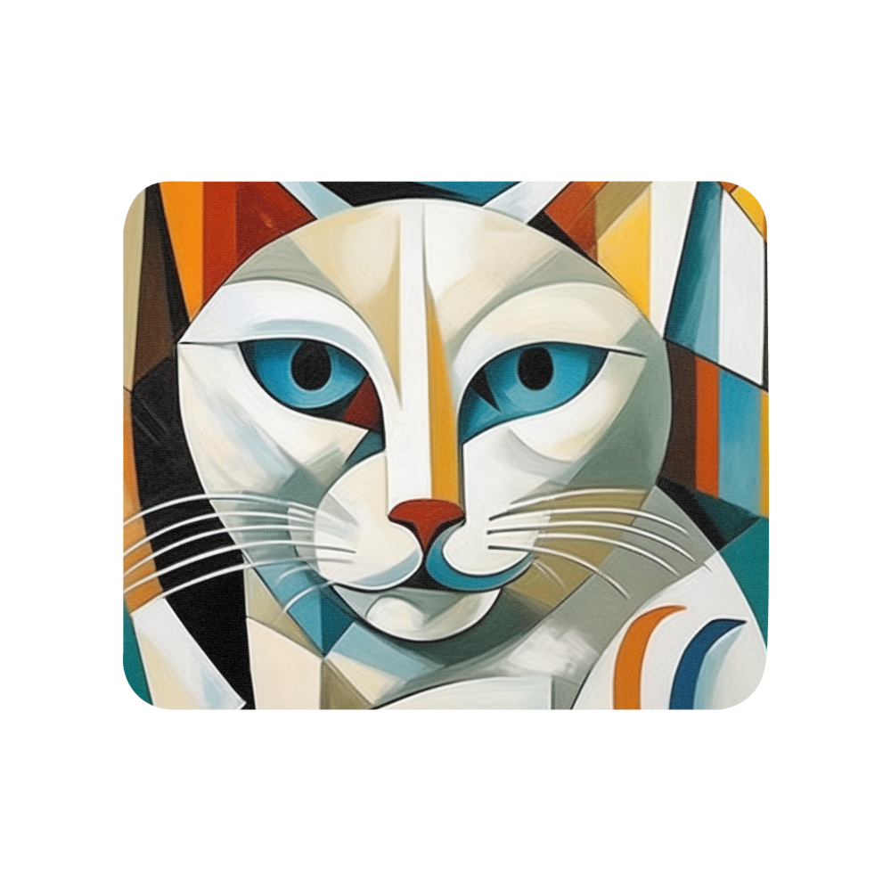 PugMug Custom White Companion Cat Mouse Pad