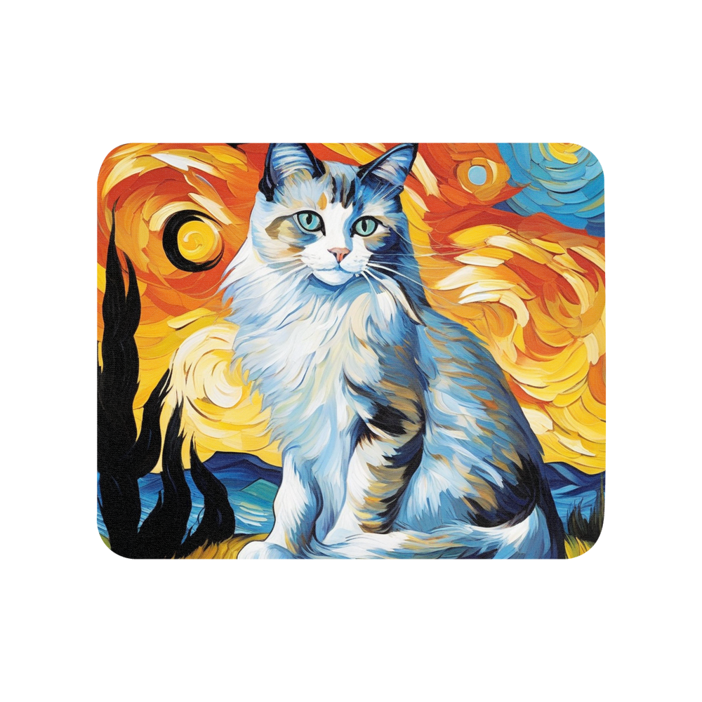 PugMug Custom Tabby Ragdoll Cat Mouse Pad