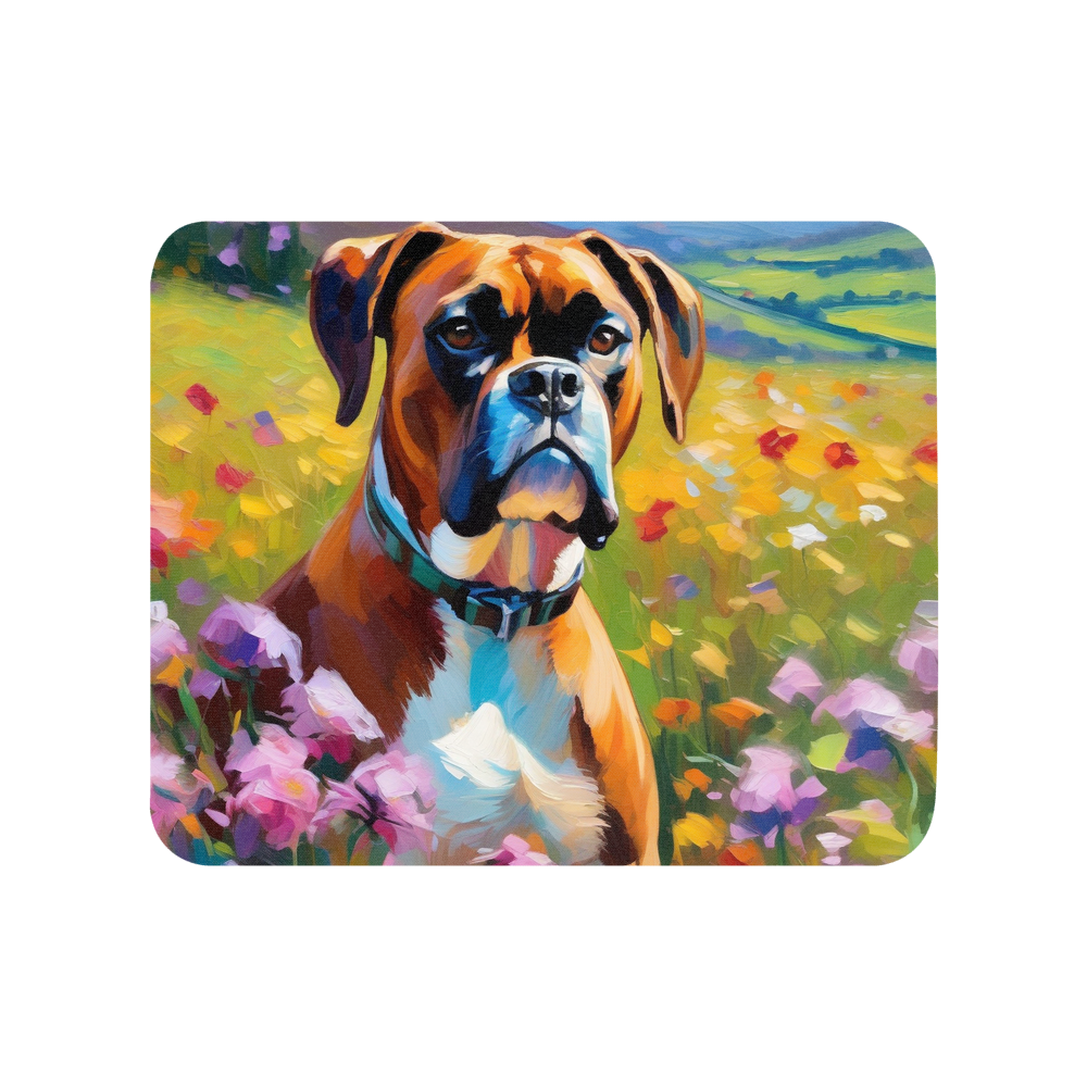 PugMug Custom Boxer Dog Mouse Pad