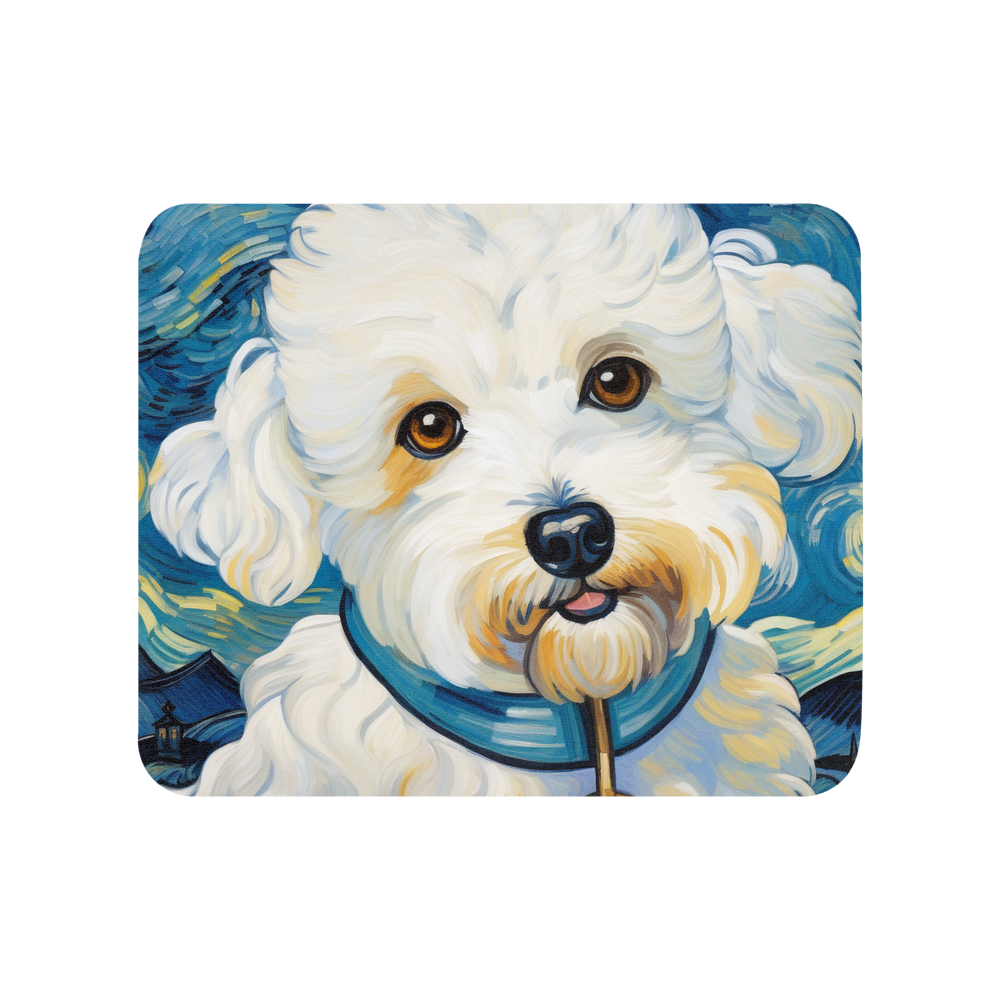 PugMug Custom Bichons Frise Mouse Pad