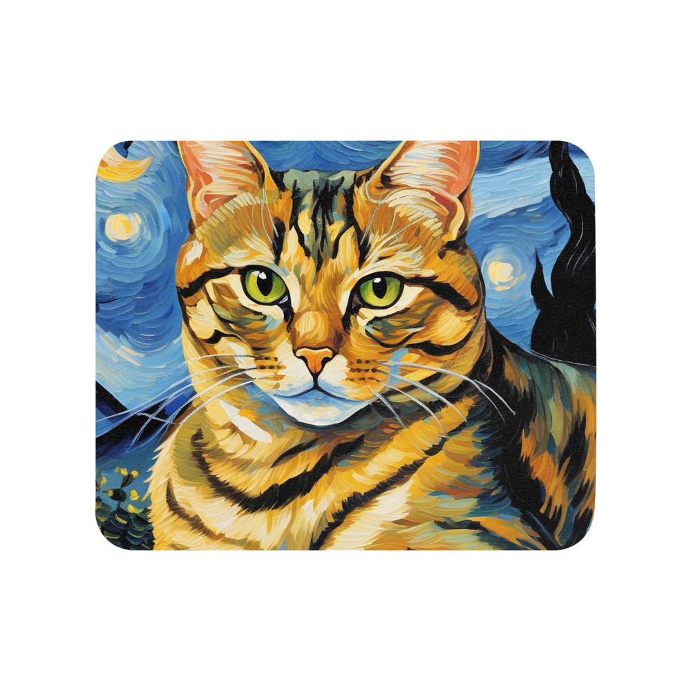 PugMug Custom Tabby Exotic Cat Mouse Pad