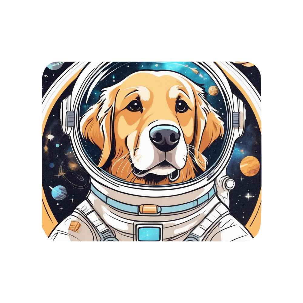 PugMug Custom Golden Retriever Mouse Pad