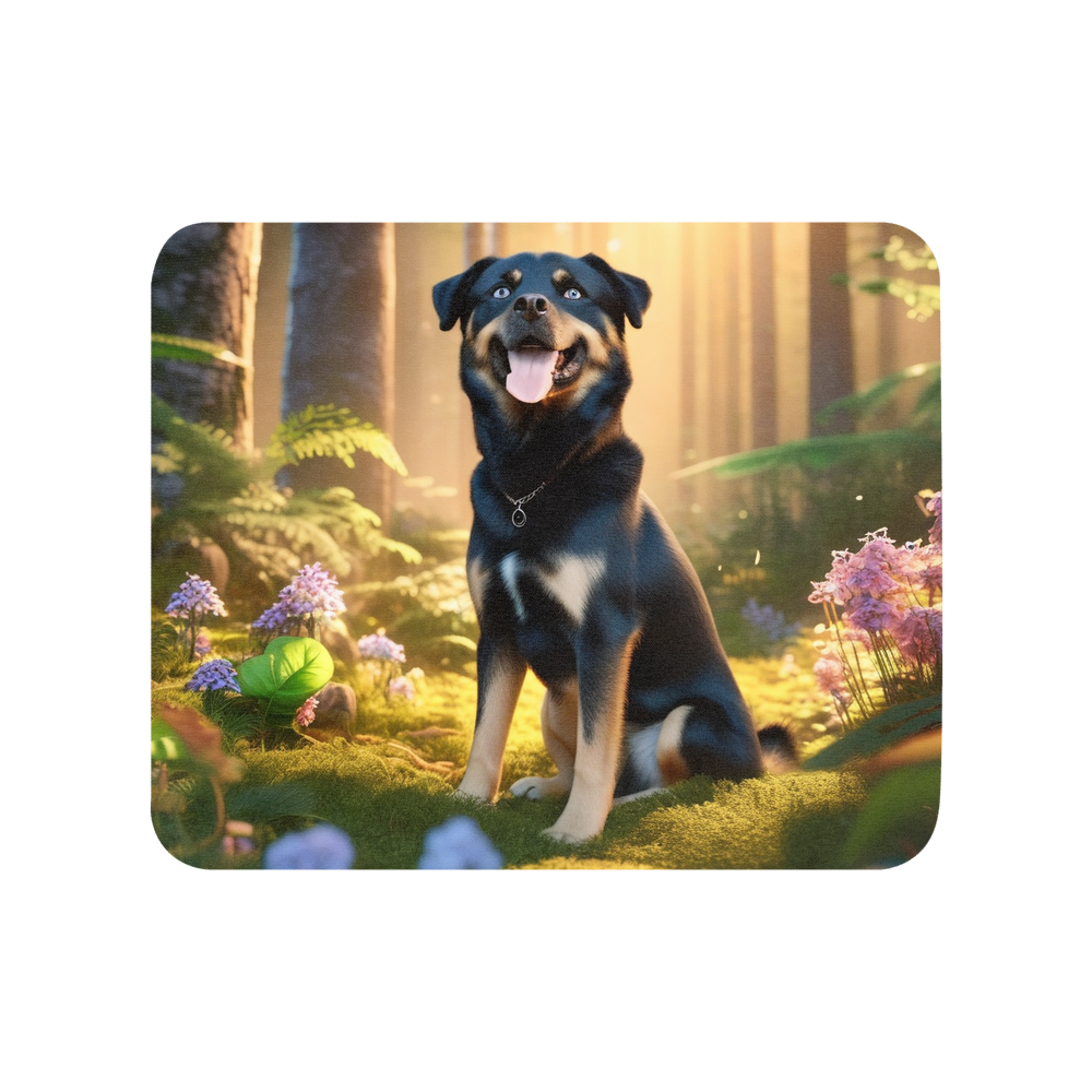 PugMug Custom Blue Mouse Pad