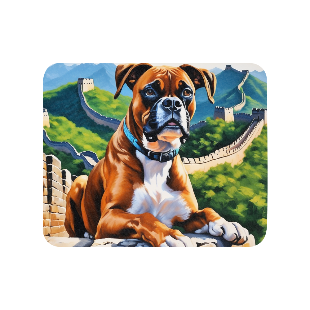PugMug Custom Boxer Dog Mouse Pad