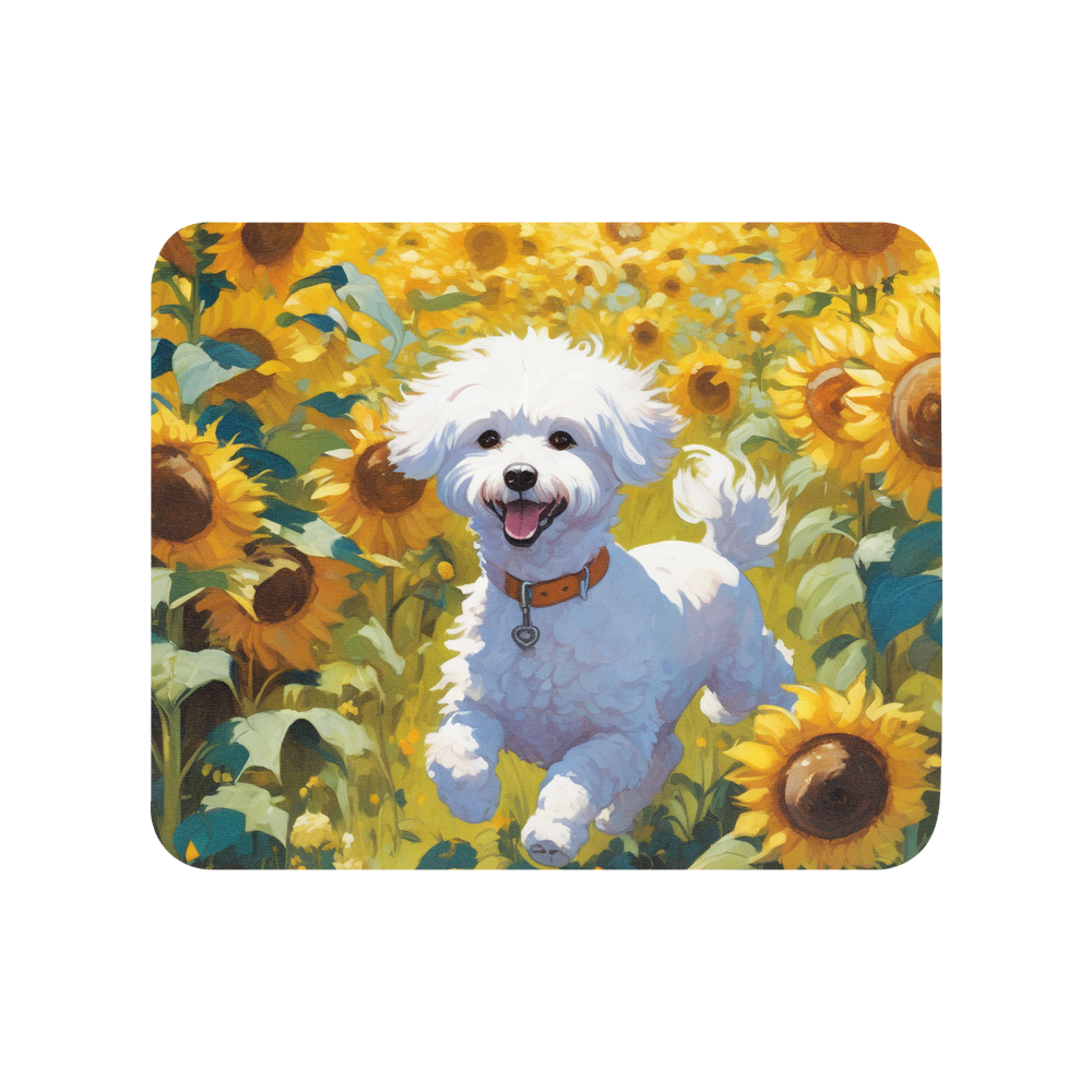 PugMug Custom Bichons Frise Mouse Pad