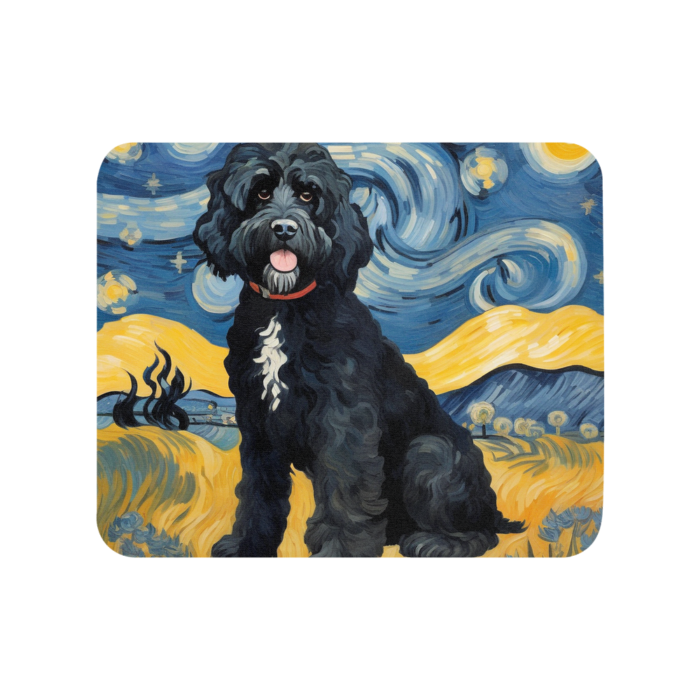 PugMug Custom Portuguese Water Dog Mouse Pad