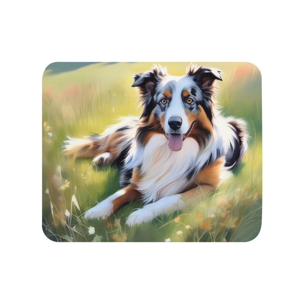 PugMug Custom Australian Shepherd Dog Mouse Pad
