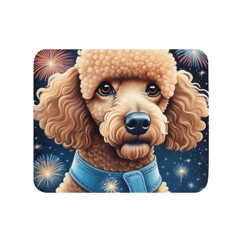 PugMug Custom Tan Poodle Mouse Pad