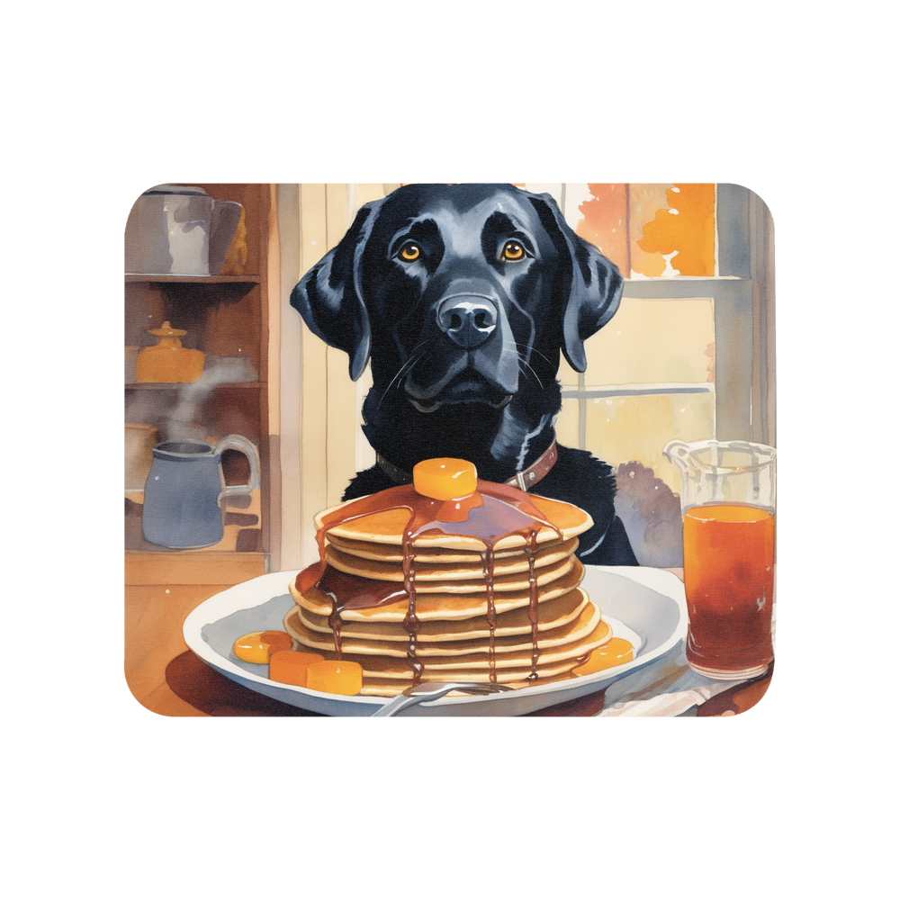PugMug Custom Black Labrador Retriever Mouse Pad