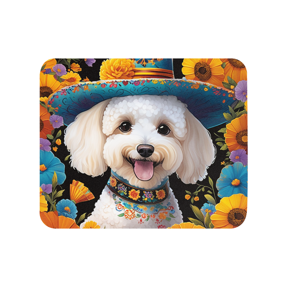 PugMug Custom Bichons Frise Mouse Pad