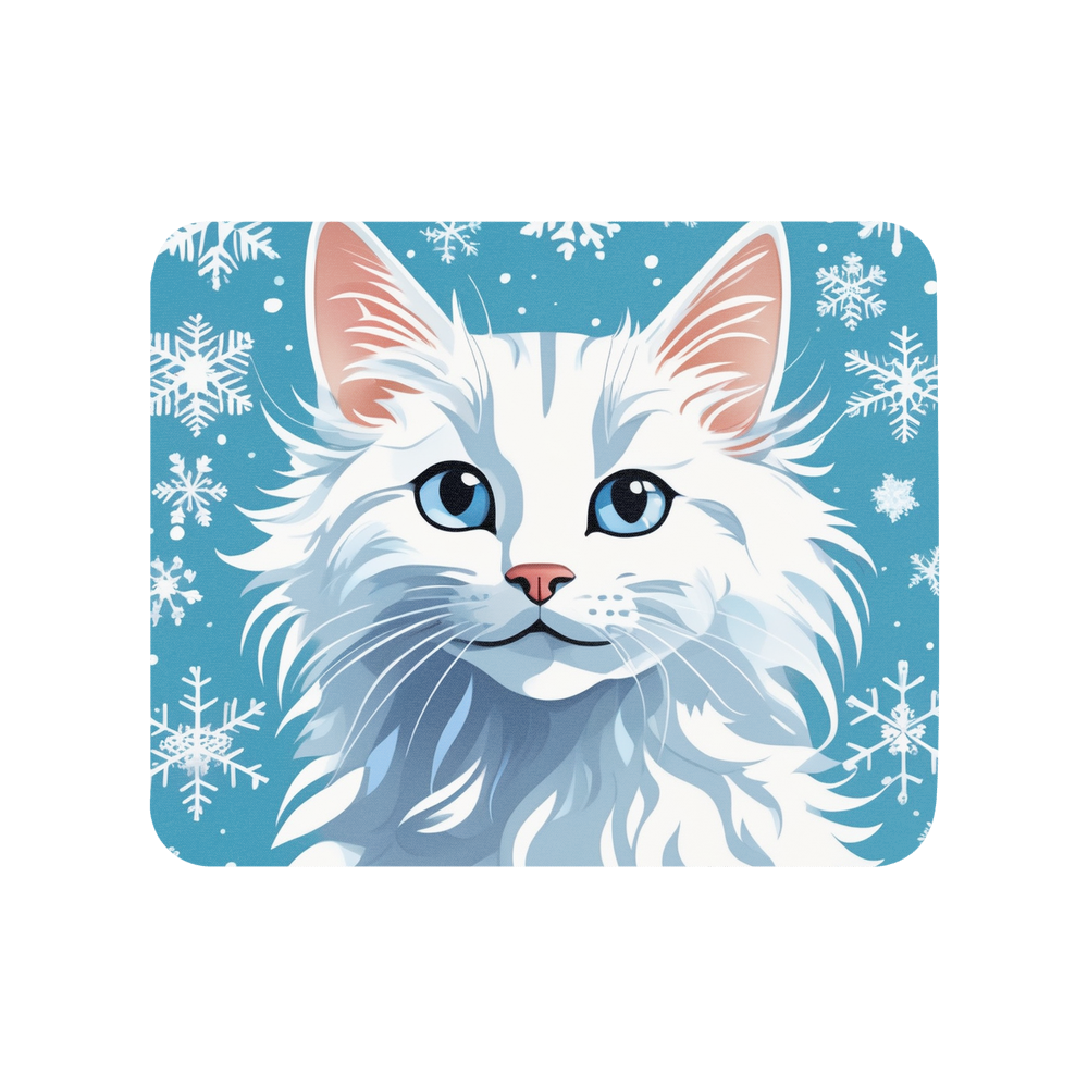 PugMug Custom White Companion Cat Mouse Pad