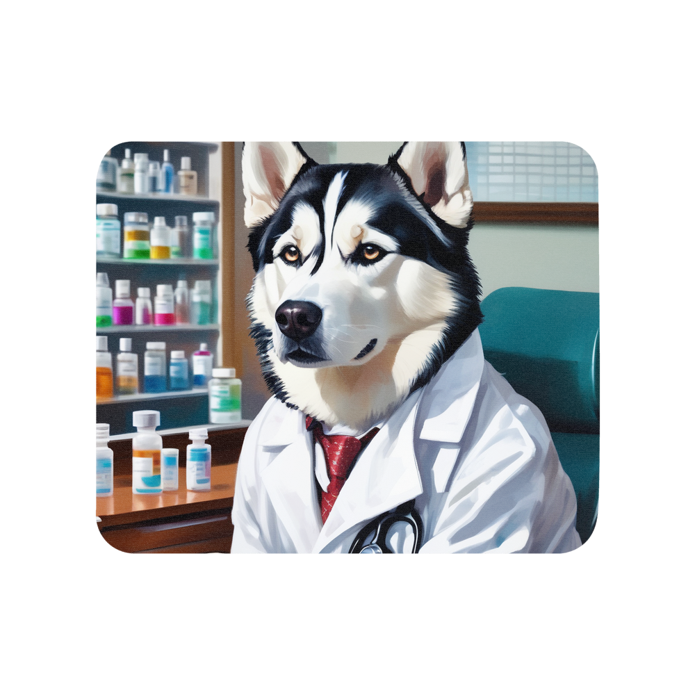 PugMug Custom Siberian Husky Mouse Pad