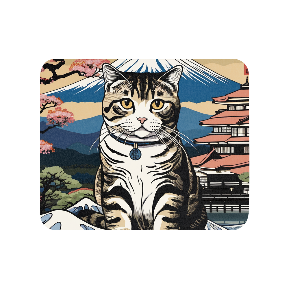PugMug Custom Tabby Scottish Fold Cat Mouse Pad
