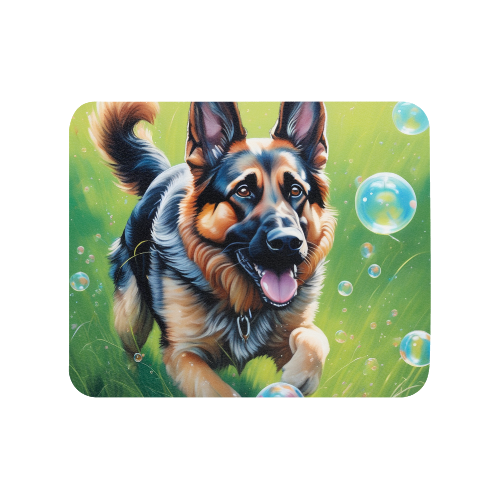 PugMug Custom German Shepherd Dog Mouse Pad