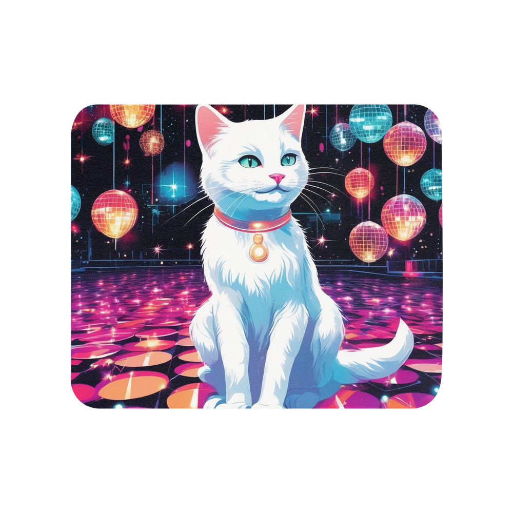 PugMug Custom White Companion Cat Mouse Pad