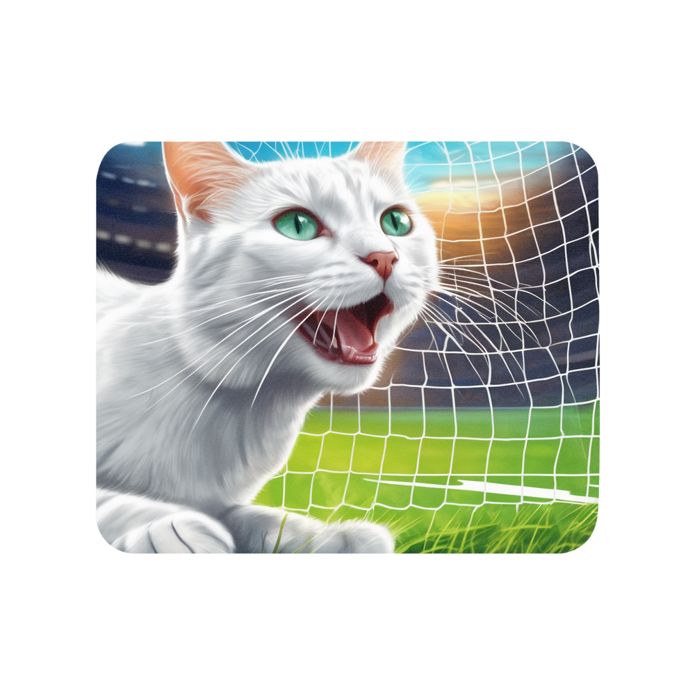 PugMug Custom White Companion Cat Mouse Pad